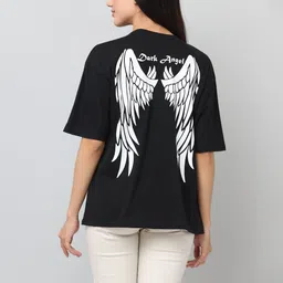 DDASPRATION Women Typography Printed T-shirt image 3