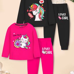 YK X Trampoline Girls Printed Night suit-picture-18