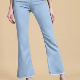 Chemistry Women Bootcut High-Rise Heavy Fade Stretchable Jeans-image-13