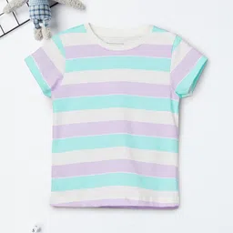 max Girls Striped Cotton T-shirt-picture-12