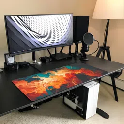 SKINADDA MousePad Anti Slip Waterproof And Washable 11 X 23 Laptop PC and Gaming JA@35 Non Slip Base Mousepad image 2