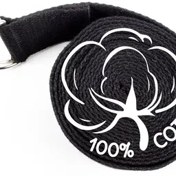 gjshop Stretching Home Gym Exerciser Band Anti-Skid Sweat Absobent Yoga Stretching Loop Cotton Yoga Strap image 2