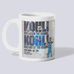 makekart Virat Kohli 82 (53) India vs Pakistan T20 World Cup Ceramic Coffee Mug-picture-14