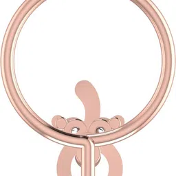 avsar Bhakti 18kt Diamond Rose Gold Nose Wire image 5