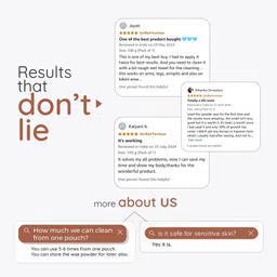 faith & patience Chocolate Hair Removal Powder - 10 Min Full Body Wax Wax image 5