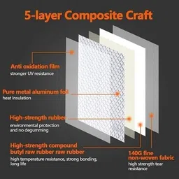 pratyang Self Adhesive Suitable for Roof Leak, surface Crack, Window Sill Gap, Boat Sealing, Tank Leak Self Adhesive (Manual) image 2