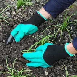 zevora Garden Gloves with Claws for Digging & Planting- Unisex- One Size Fits All - 1 Pair Gardening Shoulder Glove image 3