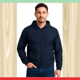 RainfunTrend Solid Men's Windcheaters Jacket Regular Fit Solid Men Wind Cheater image 1