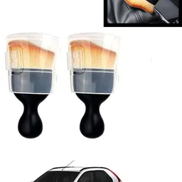 Luxury Design Black/Yellow Dust Remover Mini Brush Set Of 2 For Car-291 Wet and Dry Duster Set-image-96