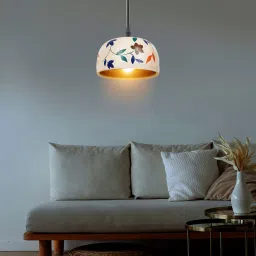 flicker shine Monochrome Harmony Terracotta Ceiling Hanging Light image 1