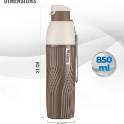 trueware Assorted 850ml Bliss Insulated Plastic Leak Proof Water Bottle image 3