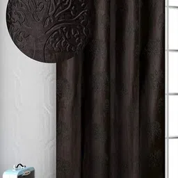 dtodexpress 274.3 cm (9 ft) Polyester Room Darkening Long Door Curtain Single Curtain-picture-10