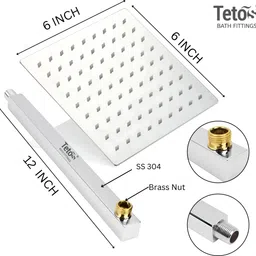 tetos Ultraslim Shower Fixed Mount image 3