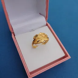 miral Cross Gold Elegant Ring For Women Alloy Gold Plated Ring image 3