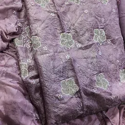 ffftrders Unstitched Muslin Salwar Suit Material Floral Print image 2