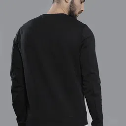 leotude Men Full Sleeve Solid Sweatshirt image 2