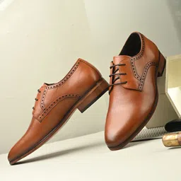 nico nerini AR144TAN10 Lace Up For Men-picture-12