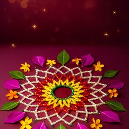 archus 1B8 Rangoli Stencil image 4