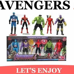 as toys Marvel Avengers Super Hero Action Figure Toy Set For Kids. image 2