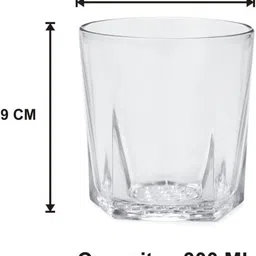 shivikjatraders (Pack of 6) New York Glass Set Whisky Glass image 4