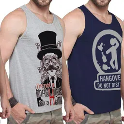 tripr Pack of 4 Men Vest image 3