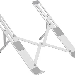 ULTRABYTES Laptop Stand for Desk with 7 Adjustable Angles, Aluminum Ergonomic Foldable Laptop Stand, Adjustable, Foldable, Portable, Fits Up to 15.6-Inch Laptops Laptop Stand-image-16