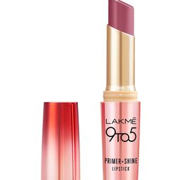Lakme 9 to 5 Primer+Shine Lipstick for Instant Shine 3.6 g - Wine-picture-48