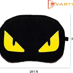 vartin Cute Velvet Cartoon Batman Eye Mask for Kids/Adults, Soft and Orthoptic image 2