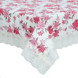dakshya industries PVC 6 Seater Floral Table Cover image 2