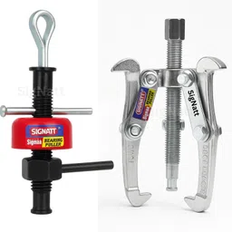 Heavy Duty 2 in 1 Fan Bearing Puller & 3 Leg 4 Inch Bearing Puller Set Lever Tool-image-1