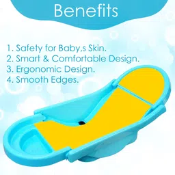 sunbaby Pure Love Foldable Baby Bather Anti-Slip Foam for Body & Head Support, Age 0-6 M image 5