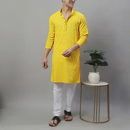 jompers Men Viscose Rayon Kurta Pyjama Set-picture-25