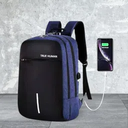 true human Anti-Theft with Combination Lock, USB Charging Port, Travel Bag, Laptop Bag Waterproof Backpack-picture-12