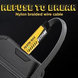 Jimmy Octan 4-in-1 Cable 1 m USB Type C Cable 6.5 A 1 m Braided 4 in 1 65W Fast Charging Cable image 4