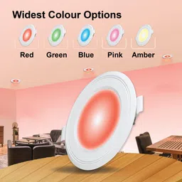 havells Luna 6W Round Downlight High Voltage Protection Upto 4KV Pack Of 2 Junction Box Ceiling Light Ceiling Lamp image 2