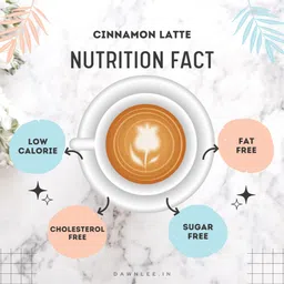dawn lee Ceylon Cinnamon Latte Premix Powder Healthy Drink A2 Milk Dalchini Healthy Drink image 4