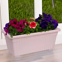 Kuber Industries Pink 2 Pieces Textured Lightweight Planters image 4