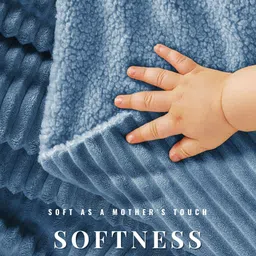 vas collections Solid Crib Crib Baby Blanket for Heavy Winter image 2