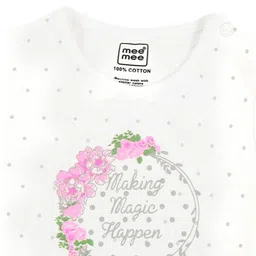 MeeMee Infant Kids Printed Cotton Rompers With T-Shirt image 5