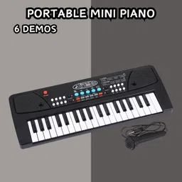 sacro (Piano Keyboard) Toy with 37 Key, Recording and Mic, Adapter for DC Power E302 (Piano Keyboard) Toy with 37 Key, Recording and Mic, Adapter for DC Power E302 Analog Portable Keyboard-picture-33