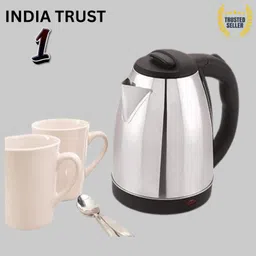 shopmart Shop Mart 2L 1500W Electric Kettle Silver | Stainless Steel | Quick Boil Electric Kettle-picture-32