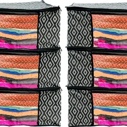 CHAMPARAN Kaju Katli_ Black 6 Cotton Laundry Bag-picture-19