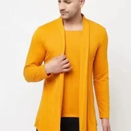eragon fashion Men Full Sleeve Yellow Shrug-picture-42
