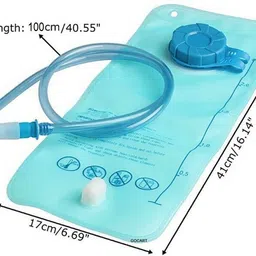 gocart 2l TPU Water Leak-Proof Mouth Water Reservoir For Hydration Pack For Camping Hydration Pack image 2