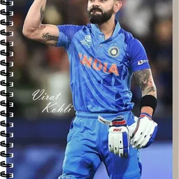 escaper Virat Kohli Diary For Gift, Office, Travel & Personal Use, Spiral Notebook A5 Diary Ruled 160 Pages-picture-25