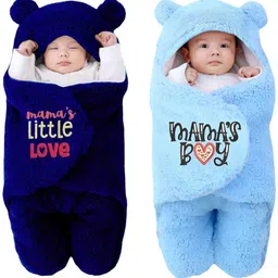 swissberry Embroidered Crib Hooded Baby Blanket for AC Room-picture-16