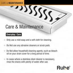 ruhe Floor Stainless Steel Push Down Strainer image 4