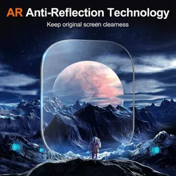 AIBEX Edge To Edge Screen Guard for Apple Watch Series 7, Series 8, 9, 45mm (Transparent), Edge-to-Edge Full Screen Coverage, Premium Acrylic Shield, Installation Kit, image 2