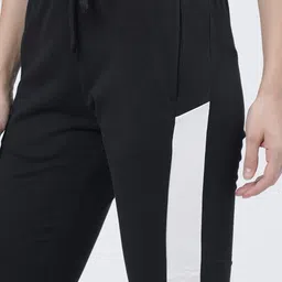 tokyo talkies Women Colorblock Black Track Pants image 4