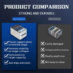 flipkart smartbuy Storage Box Organizer 5Compartment Ideal for Clothes Towels Closet Organization Storage Box image 5